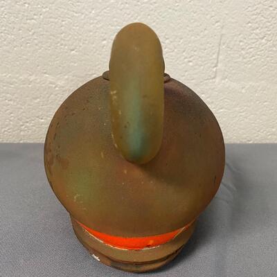 Artist signed Raku Style Teapot