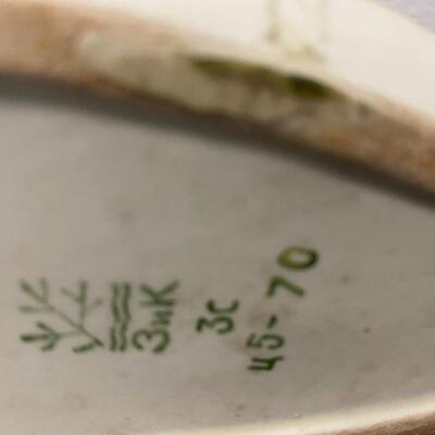 Vintage Russian 3nK Boat Planter with Bear