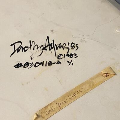 Dorothy Hafner "Mardi Gras Lights" Platter