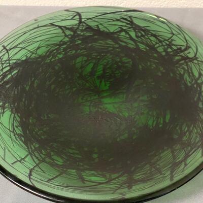 Beranek Art Glass Bowl  for Srkdiovice Glass Company