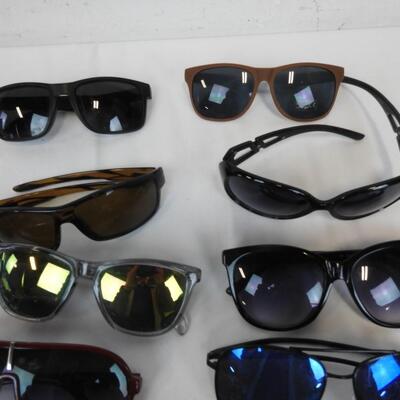 23 Pairs of Sunglasses, Solar Shield, Suncloud, Smith, Mt. Baker and Misc Brands