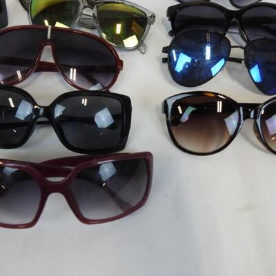 23 Pairs of Sunglasses, Solar Shield, Suncloud, Smith, Mt. Baker and Misc Brands