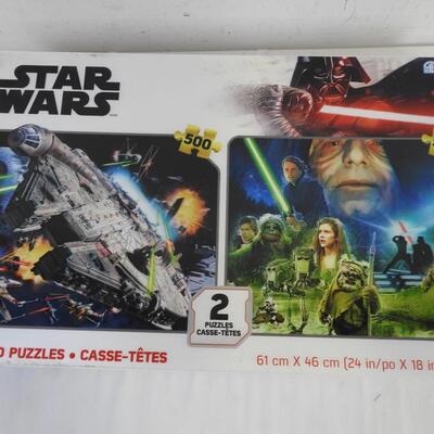 Disney Star Wars 2 Holographic Puzzles, 1 Still Sealed