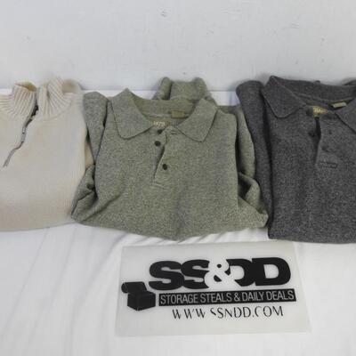 3 Sweaters, Banana Republic, Khaki's By Arrow, Medium