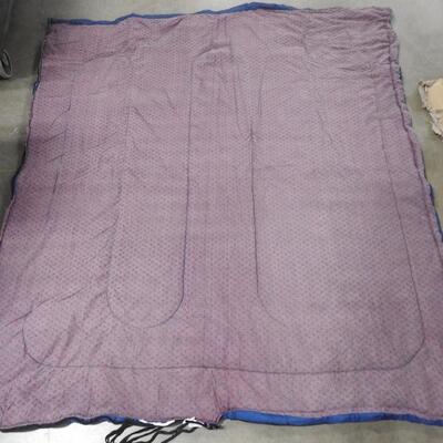 Blue Coleman Sleeping Bag, 33" x 75"