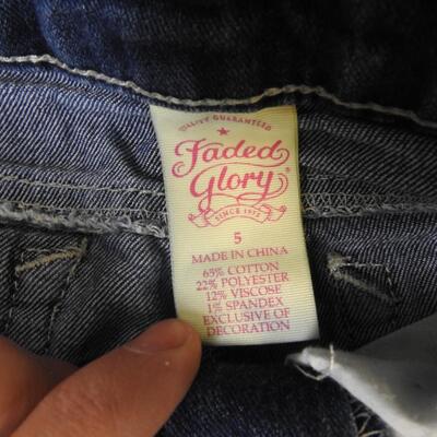 3 Pairs of Kids Jeans, Size 4-5, Faded Glory, Old Navy, Jegging