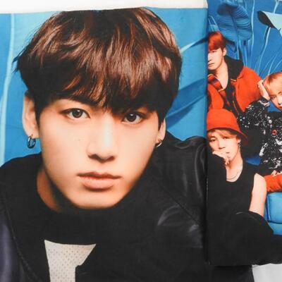 2 Throw Pillow Covers, BTS "Face Yourself"