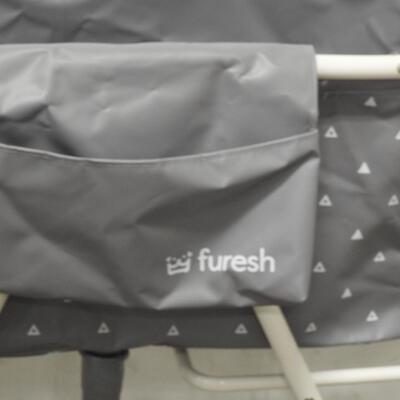 Furesh Portable Pet Bath Tub, Grey