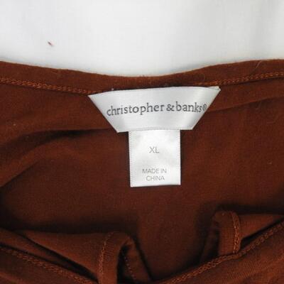 5 pc Women's Tops, Christopher Banks, Pereston & York, Chaps, Medium & Large