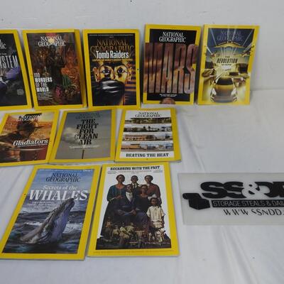 10 National Geographic Magazines, 2021