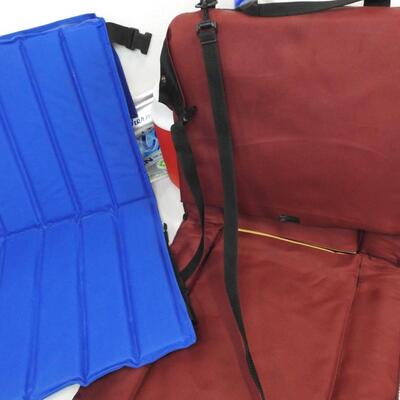 Igloo Wheelie Cooler, 2 Outdoor Cushioned Back Supports, Small Cooler