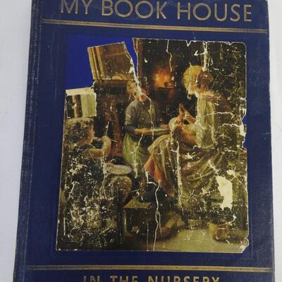 2 Vintage Kids Books, By Book House, Story Time and In the Nursery, 1937