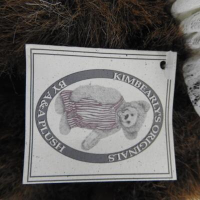 5 Stuffed Bear Dolls, Kimbearly's Originals, Collectable