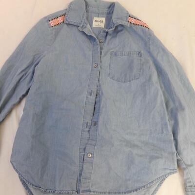 6 Women's Tops, Liz Claiborne, Erza Blues, L, XL