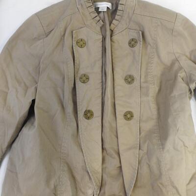 6 Women's Tops, Liz Claiborne, Erza Blues, L, XL