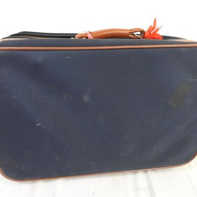 Jaguar Blue and Brown Luggage