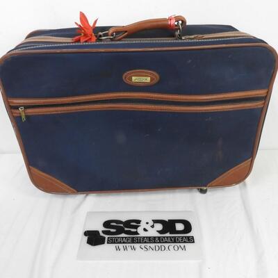 Jaguar Blue and Brown Luggage