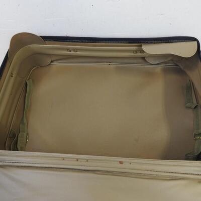 Jaguar Blue and Brown Luggage