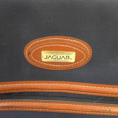 Jaguar Blue and Brown Luggage