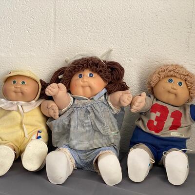 Set of 3 Vintage Cabbage Patch Kids
