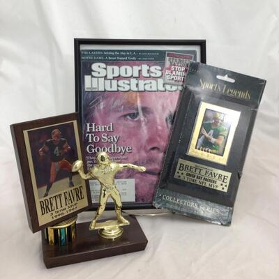 (61) PACKERS | Signed Brett Farve Sports Illustrated | Farve Collectibles