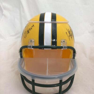 (70) PACKERS | Signed Chip + Dip Helmet 2002 Offense