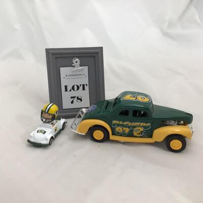 (78) PACKERS | Packers 97 Collector Car | Miniature Packer car with Bobblehead