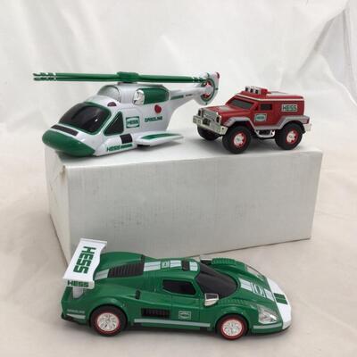 (79) HESS | Hess Helecopter, Jeep, and Sports Car Toys