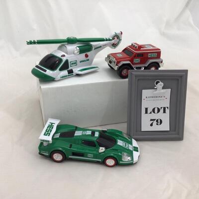 (79) HESS | Hess Helecopter, Jeep, and Sports Car Toys