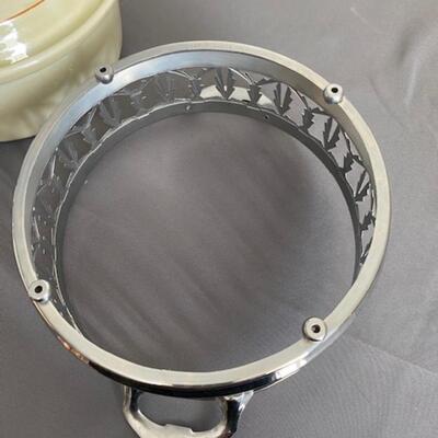 Vintage Fraunfelter Royal Rochester Royalite China Casserole