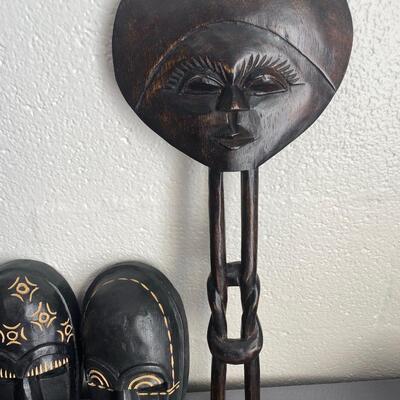 Lot of 8 African Masks