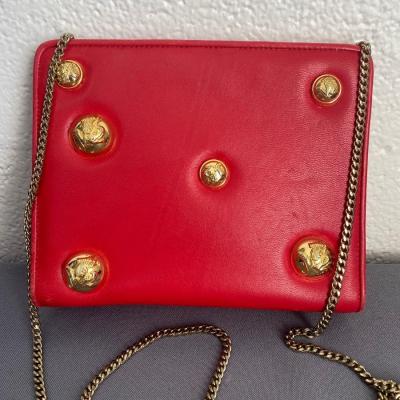 Vintage Salvatore Ferragamo Red Leather Purse
