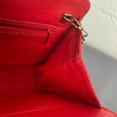Vintage Salvatore Ferragamo Red Leather Purse