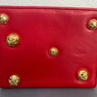 Vintage Salvatore Ferragamo Red Leather Purse