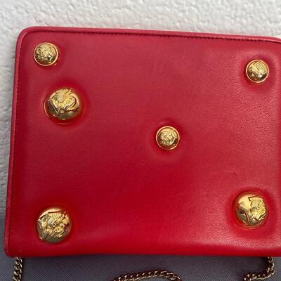 Vintage Salvatore Ferragamo Red Leather Purse