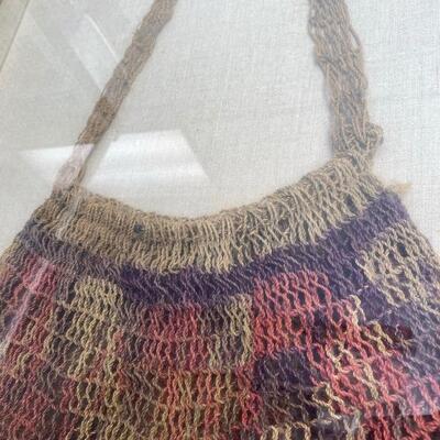Framed Handwoven Bilum Bag