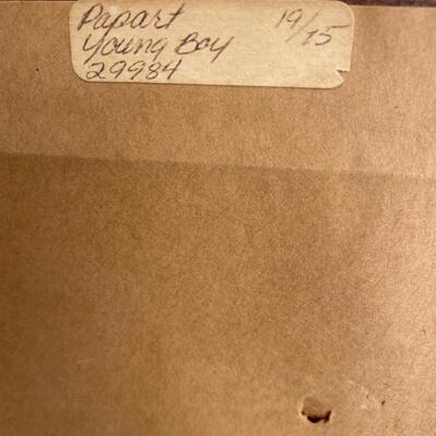 Max Paport "Young Boy"