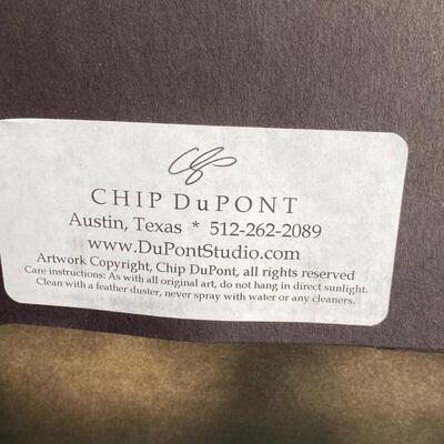 Chip Dupont "Little Red House" painting