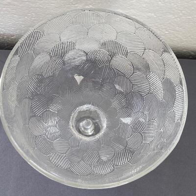 Heikki Orvola (attributed) Miranda Large Glass Pedestal Bowl