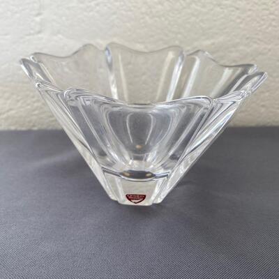 Orrefors "Orion" Crystal Glass Bowl