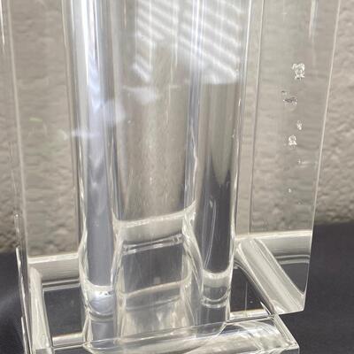 Lucite Pillar Vase