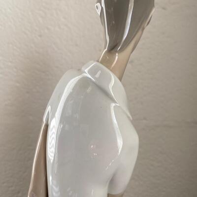 Lladro Tall "Boy Student" Porcelain Figurine