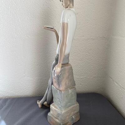 Lladro Tall "Boy Student" Porcelain Figurine