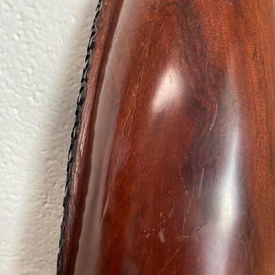 Set of 2 African Wooden Decorative Items