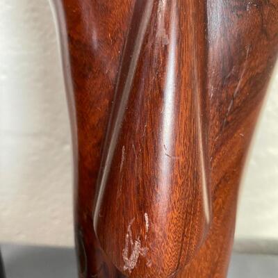 Set of 2 African Wooden Decorative Items