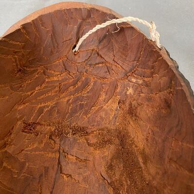 Set of 2 African Wooden Decorative Items