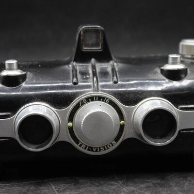 Vintage Haneel Tri-Vision Stereo Film Camera