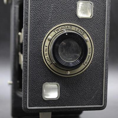 Pair of Vintage Kodak Film Cameras Kodak Kodex No. 1 & Kodak Tindar Lens