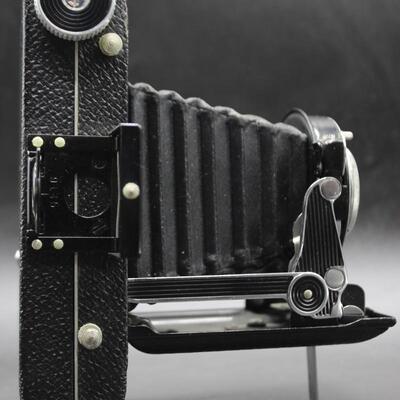 Pair of Vintage Kodak Film Cameras Kodak Kodex No. 1 & Kodak Tindar Lens