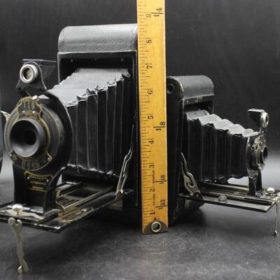 Pair of Vintage Film Kodak No. 2 & 2C Folding Autographic Camera